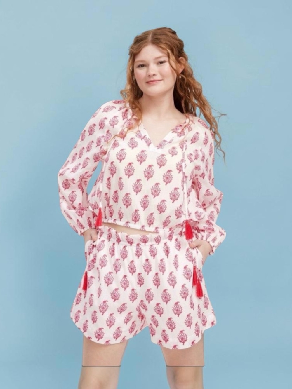 NWT Roller Rabbit Two Piece Short Set size Medium